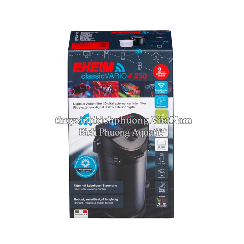 EHEIM CLASSICVARIO+E 250 - LỌC THÙNG CAO CẤP THẾ HỆ MỚI