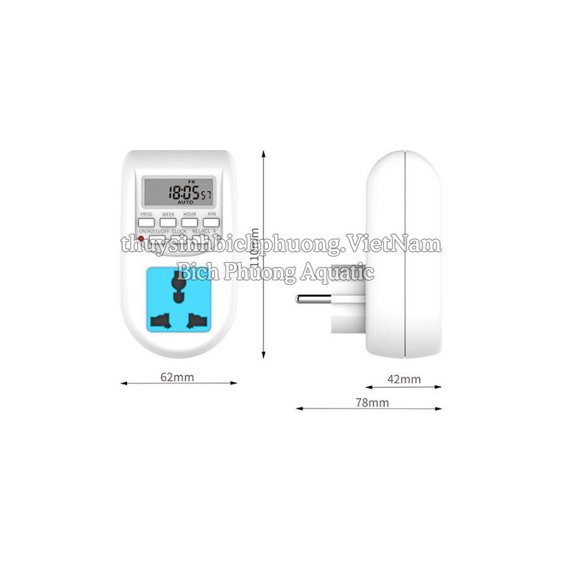 DIGITAL TIMER | Ổ CẮM HẸN GIỜ ĐIỆN TỬ TỰ ĐỘNG TIỆN LỢI | Cửa hàng Thủy ...