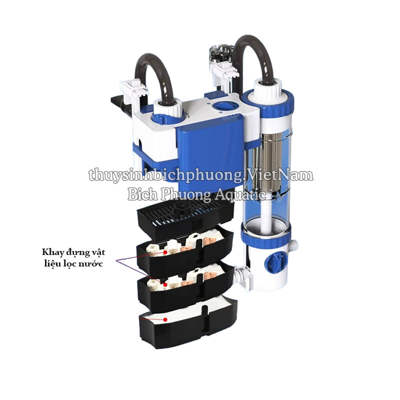 LỌC TREO SUNSUN YBF 500 CÓ THÊM CHỨC NĂNG TÁCH PHÂN, XẢ ĐÁY