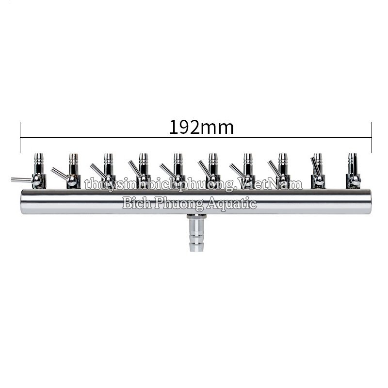 VAN CHIA OXY INOX CÓ KHÓA ĐIỀU TIẾT OXY PHI 8 - VAN CHIA 2, 4, 6, 8, 10, 12
