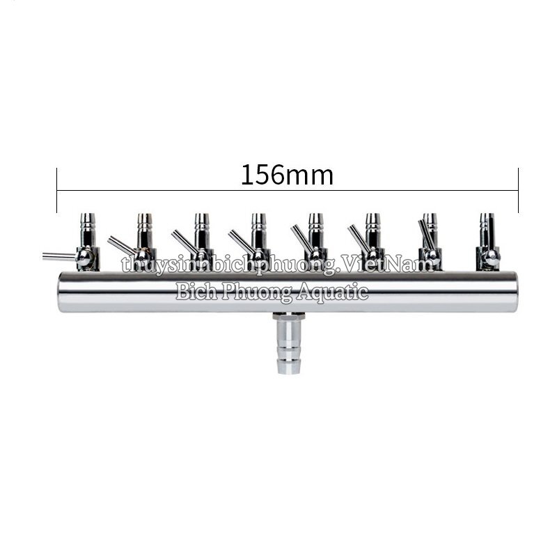 VAN CHIA OXY INOX CÓ KHÓA ĐIỀU TIẾT OXY PHI 8 - VAN CHIA 2, 4, 6, 8, 10, 12