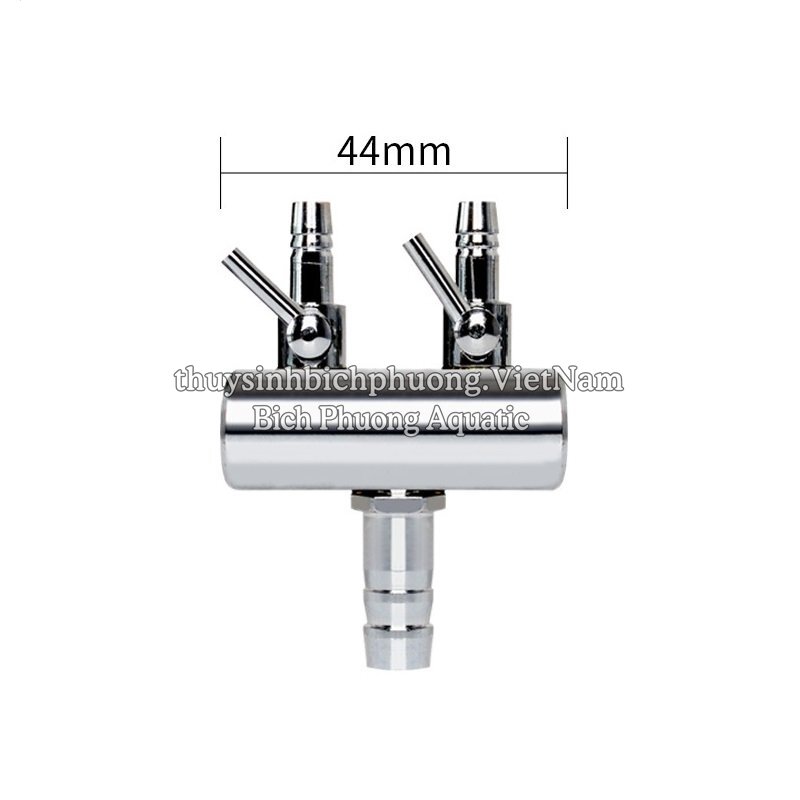 VAN CHIA OXY INOX CÓ KHÓA ĐIỀU TIẾT OXY PHI 8 - VAN CHIA 2, 4, 6, 8, 10, 12