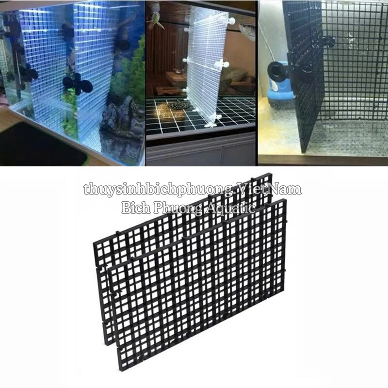 KẸP HÍT KÍNH GIỮ TẤM LƯỚI NHỰA LÀM VÁCH NGĂN