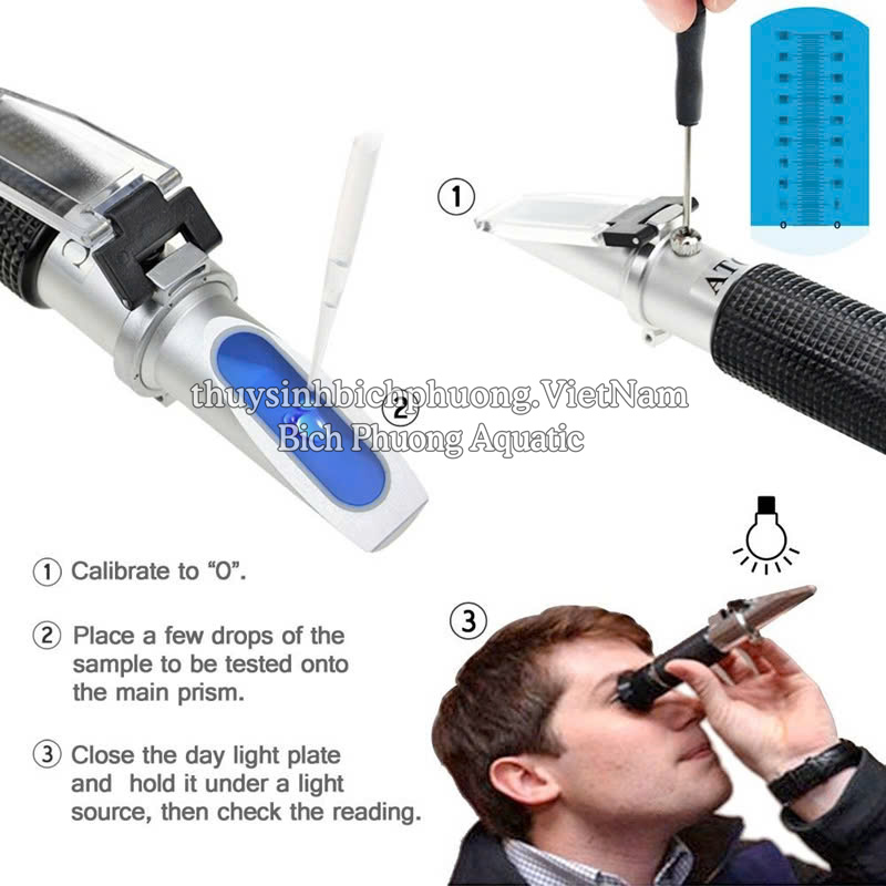 BÚT ĐO ĐỘ MẶN ATC – KHÚC XẠ KẾ HỒ CÁ BIỂN