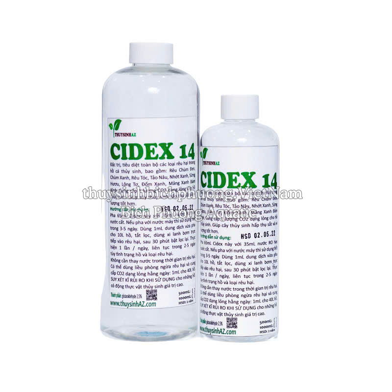 PTV CIDEX 14 - DUNG DỊCH DIỆT RÊU HẠI