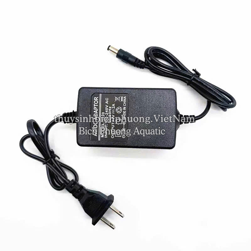 NGUỒN ADAPTER 12V – 2A DÙNG CHO QUẠT, ĐÈN, BƠM, THIẾT BỊ CAMERA
