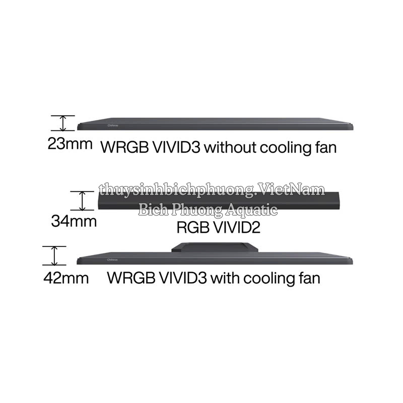 ĐÈN LED CHIHIROS WRGB VIVID 3 LED LIGHT CAO CẤP