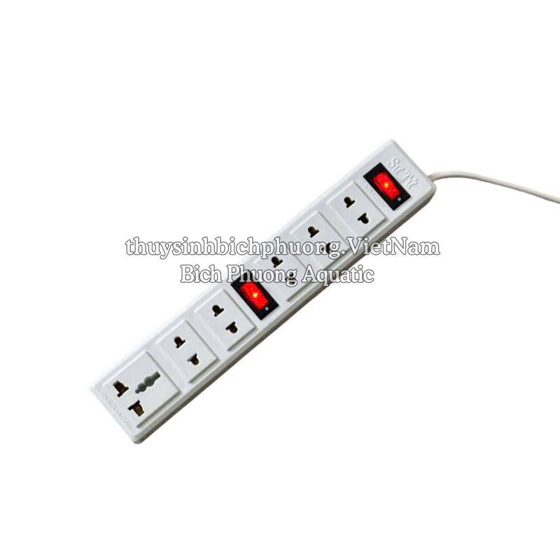 Ổ CẮM ĐIỆN CHỊU NHIỆT SƯ TỬ 6 LỖ – DÂY 3M / 5M