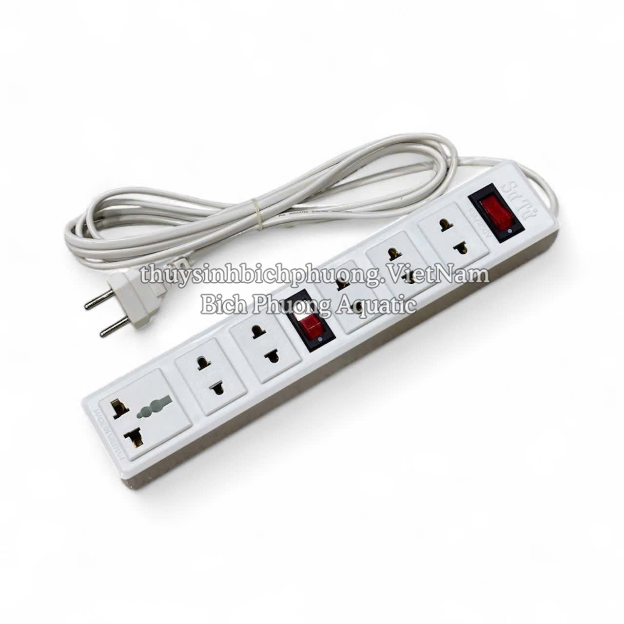 Ổ CẮM ĐIỆN CHỊU NHIỆT SƯ TỬ 6 LỖ – DÂY 3M / 5M