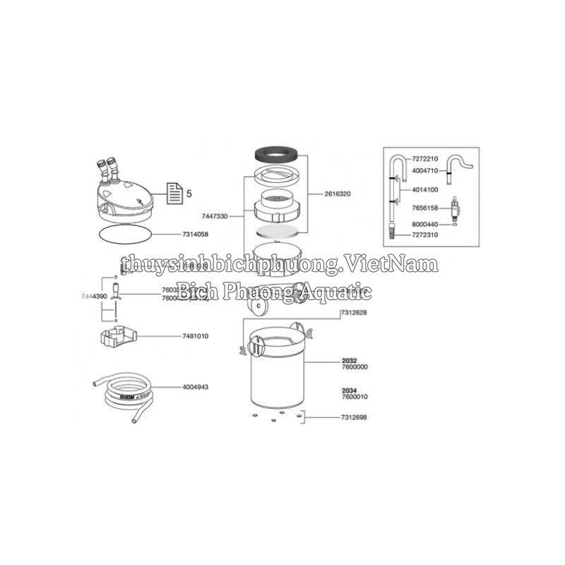 LỌC THÙNG MINI EHEIM ECCO PRO 130 CAO CẤP