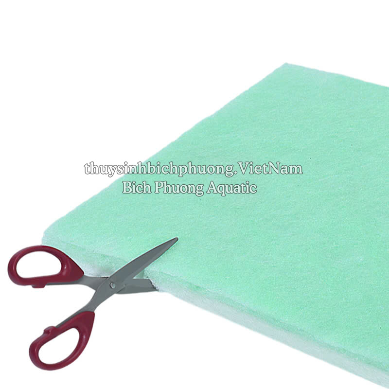BÔNG LỌC 2 LỚP XANH TRẮNG LỌC NƯỚC 120X30CM