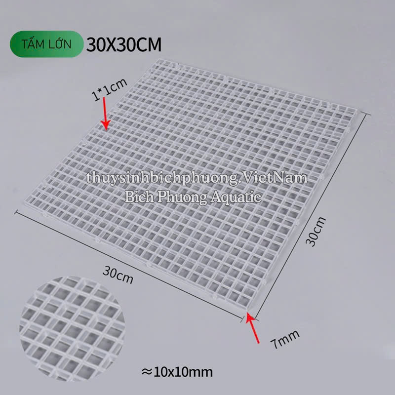 TẤM LƯỚI NHỰA LÀM VÁCH NGĂN, NẮP ĐẬY HỒ CÁ, HỒ NUÔI RÙA