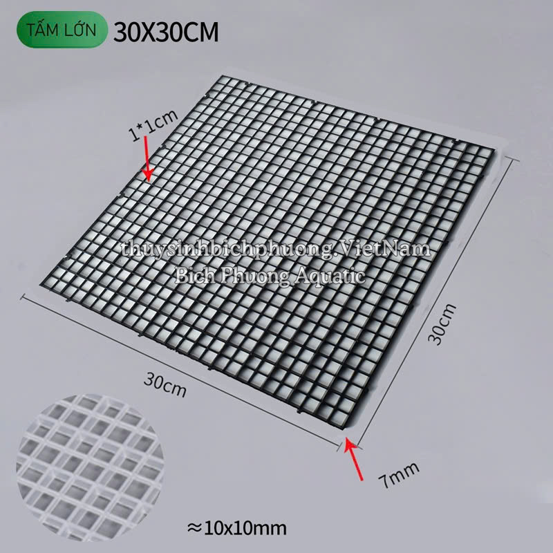 TẤM LƯỚI NHỰA LÀM VÁCH NGĂN, NẮP ĐẬY HỒ CÁ, HỒ NUÔI RÙA