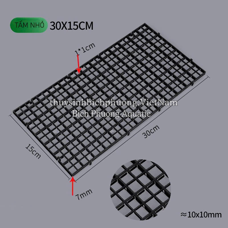 TẤM LƯỚI NHỰA LÀM VÁCH NGĂN, NẮP ĐẬY HỒ CÁ, HỒ NUÔI RÙA