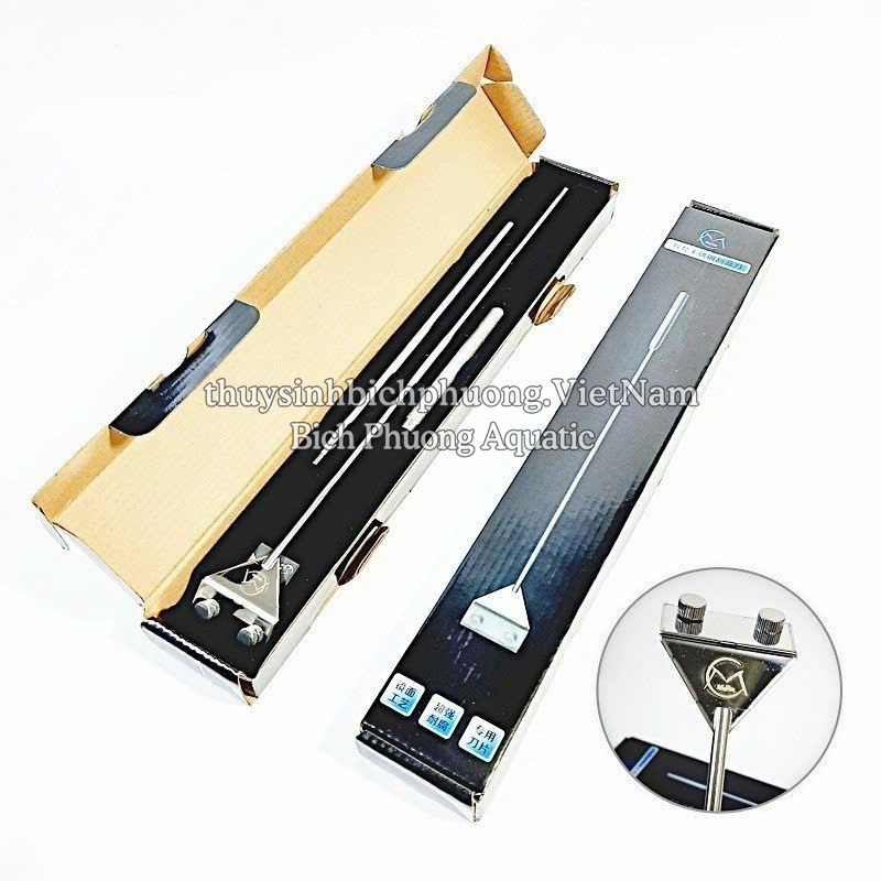 DAO CẠO RÊU INOX MUFAN - VỆ SINH HỒ KÍNH THỦY SINH