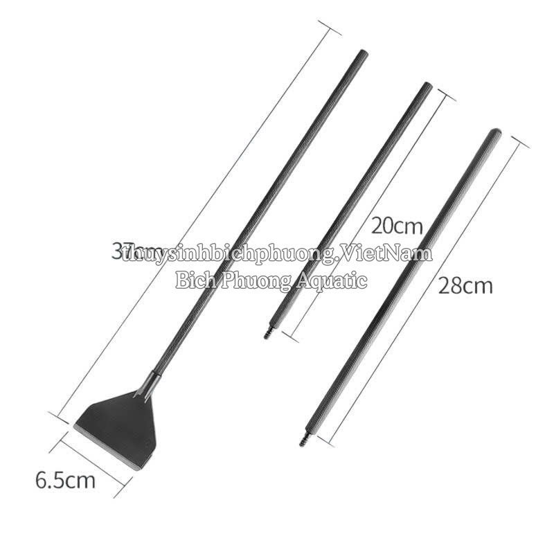 DAO CẠO RÊU NHÔM MUFAN VỆ SINH HỒ KÍNH