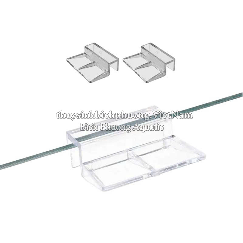 GIÁ ĐỠ MICA GẮN THÀNH HỒ KÍNH – ĐỠ TẤM NHỰA / LƯỚI ĐẬY HỒ CÁ