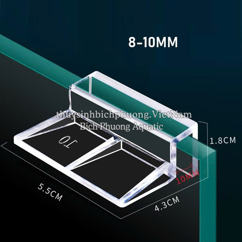 GIÁ ĐỠ MICA GẮN THÀNH HỒ KÍNH – ĐỠ TẤM NHỰA / LƯỚI ĐẬY HỒ CÁ