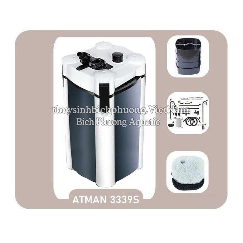 ATMAN AT-3339S - LỌC THÙNG HỒ CÁ THỦY SINH