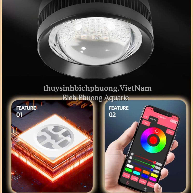 ĐÈN LED RỌI LOVE ECOLOGY WRGB  (APP)