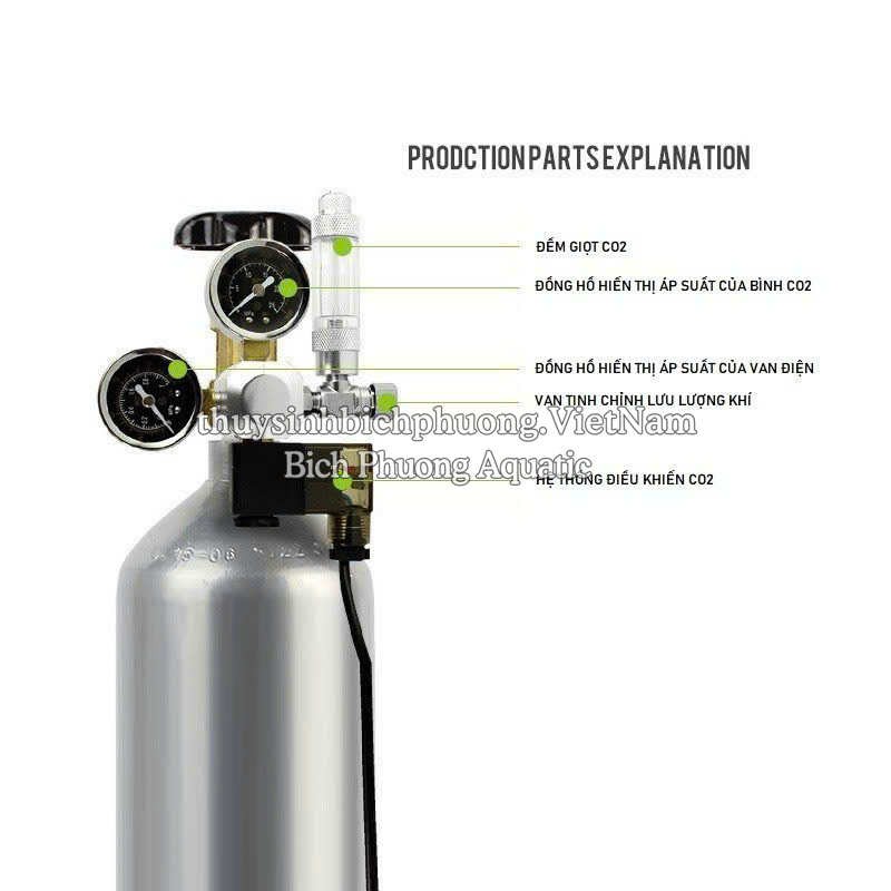 VAN ĐIỆN CO2 MUFAN CHÍNH HÃNG (BH 6 THÁNG)