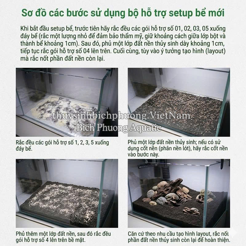 CỐT NỀN NETLEA BASE FERTILIZER (GÓI 120GR)