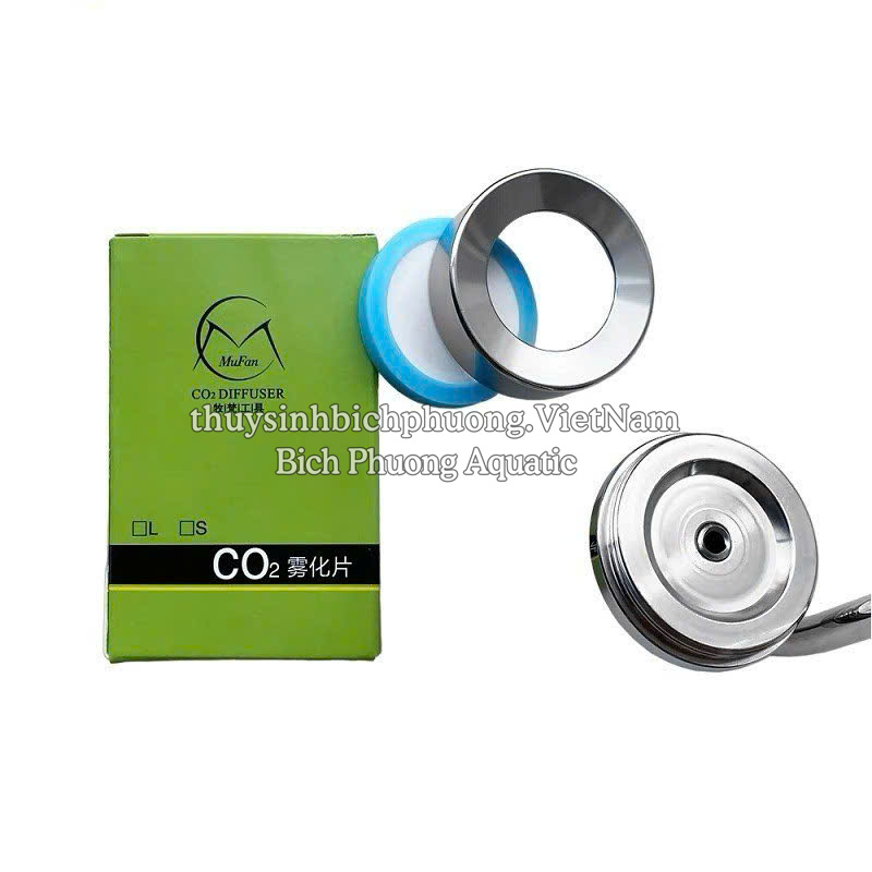 CỐC SỦI CO2 INOX MUFAN CÓ MÓC TREO HỒ KÍNH