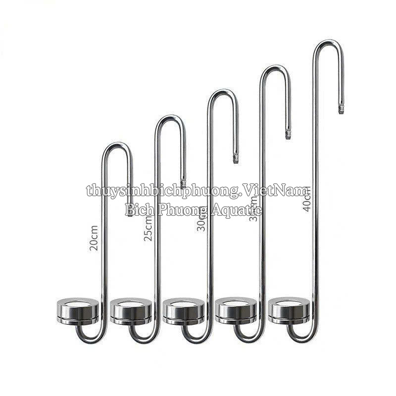 CỐC SỦI CO2 INOX MUFAN CÓ MÓC TREO HỒ KÍNH