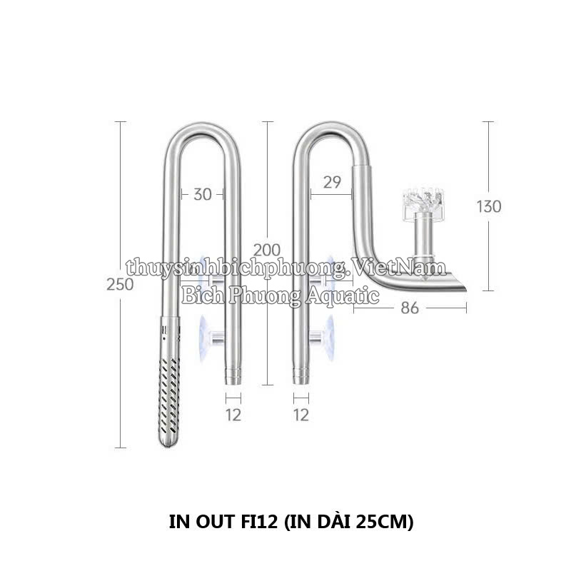 IN OUT INOX WEEK AQUA CÓ LỌC VÁNG FI12, FI16