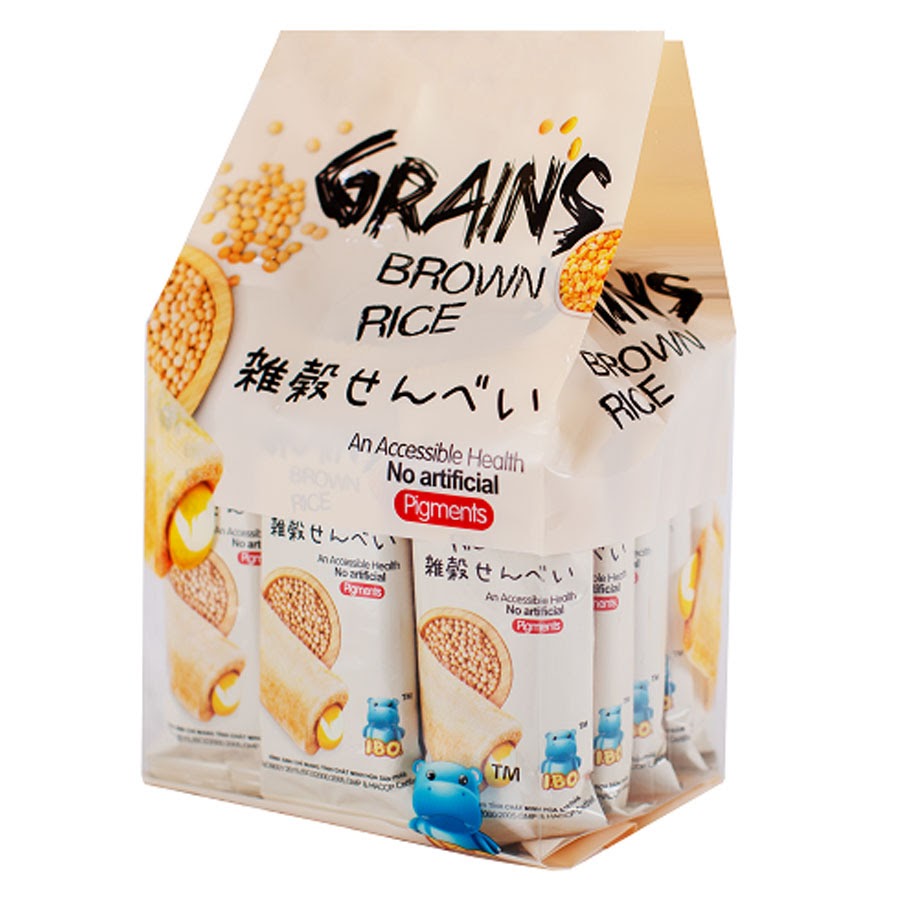 Bánh ngũ cốc I.B.O nguyên chất gói 150g - Nhật Bản