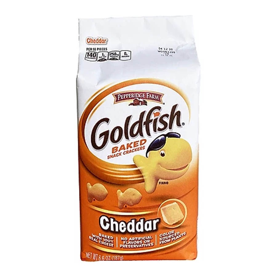 Bánh Goldfish vị phô mai Cheddar hiệu Pepperidge Farm túi giấy 187g - Mỹ