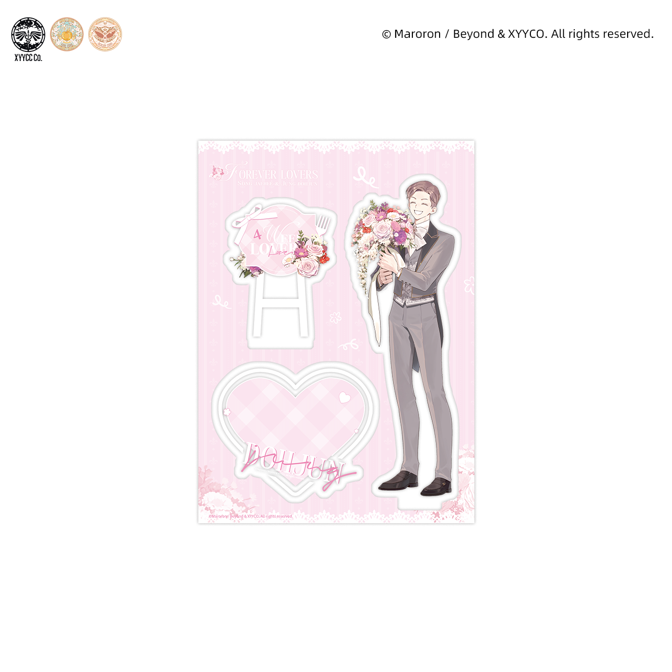 Standee Tình nhân 4 tuần chính hãng Mẫu 3