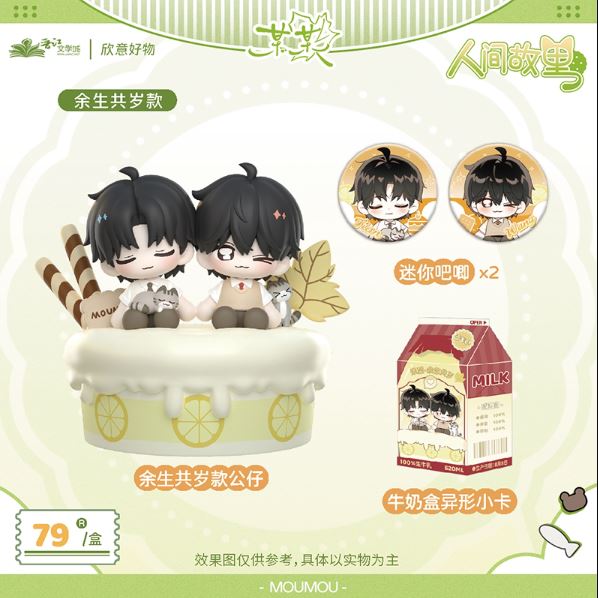 Hộp mù figure Mỗ Mỗ chính hãng Mẫu 1