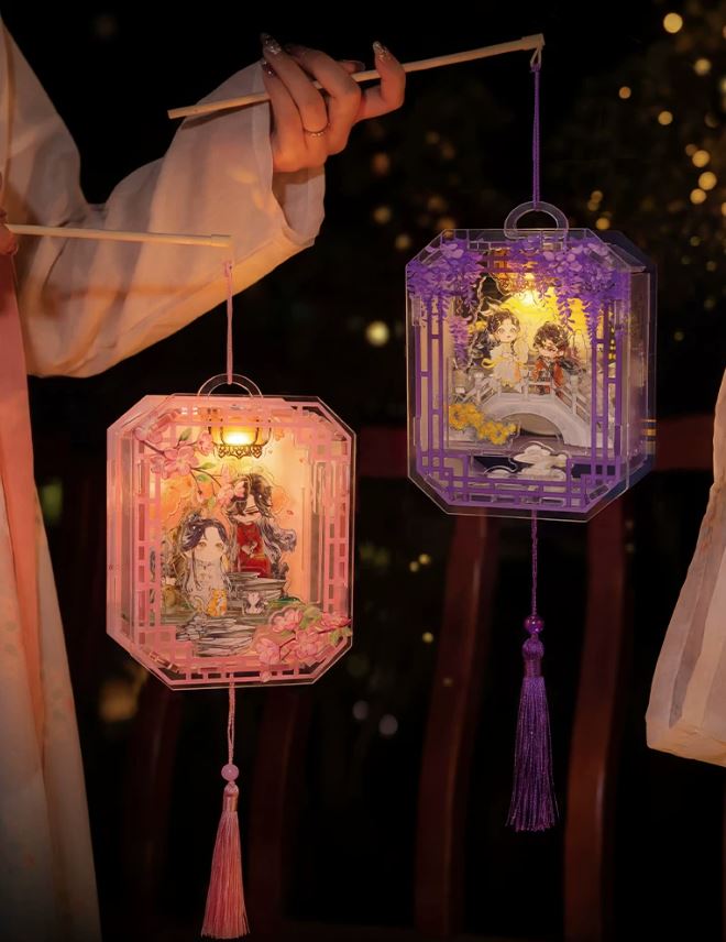 Đèn lồng Arcylic Thiên quan tứ phúc ngẫu nhiên chính hãng
