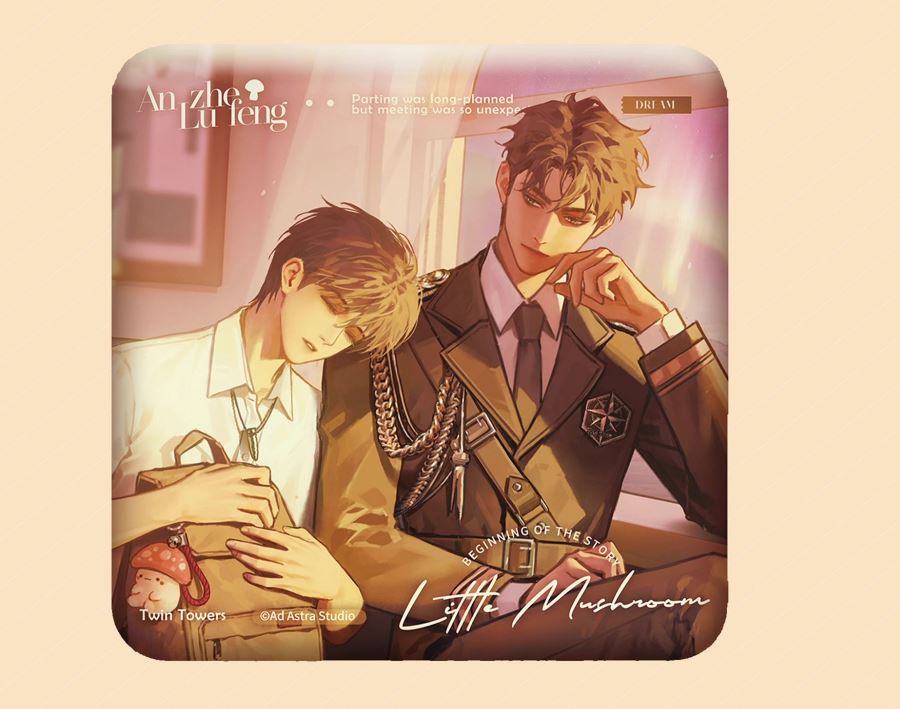 Huy hiệu Cây nấm nhỏ chính hãng Mẫu 21