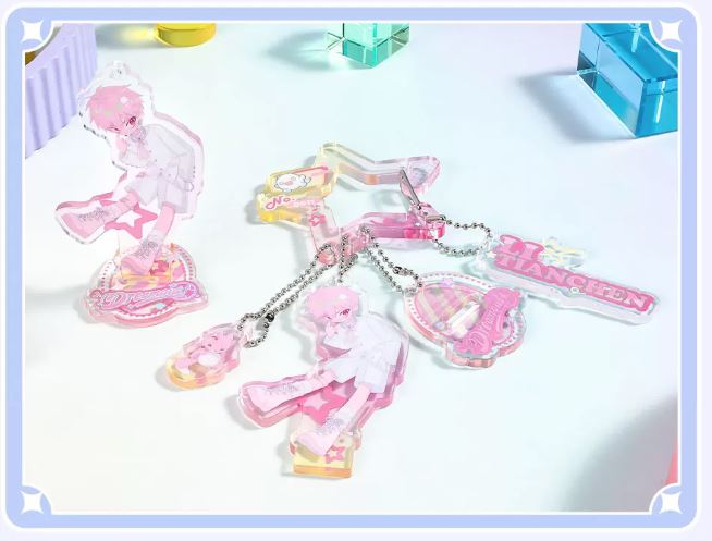 Móc khóa kiêm standee Link Click chính hãng (chọn mẫu nào nhắn cskh)