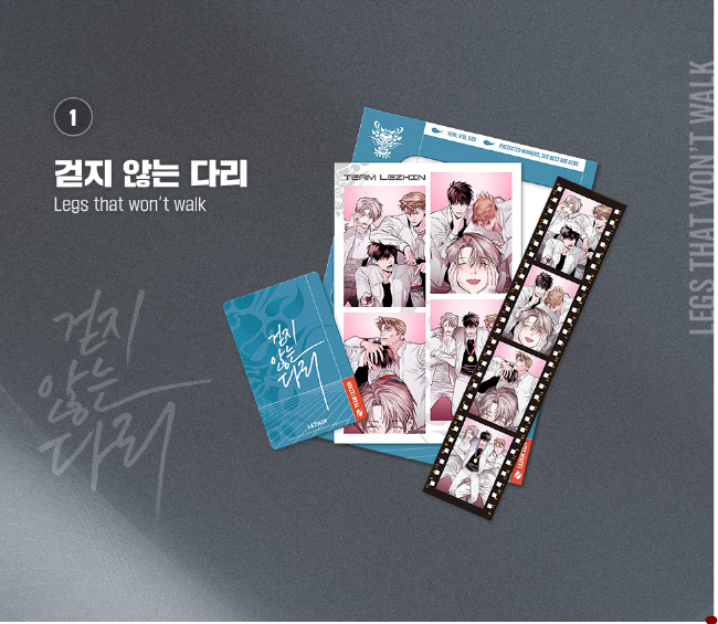Bộ card 4 ô + thẻ phim Lezhin đợt 1