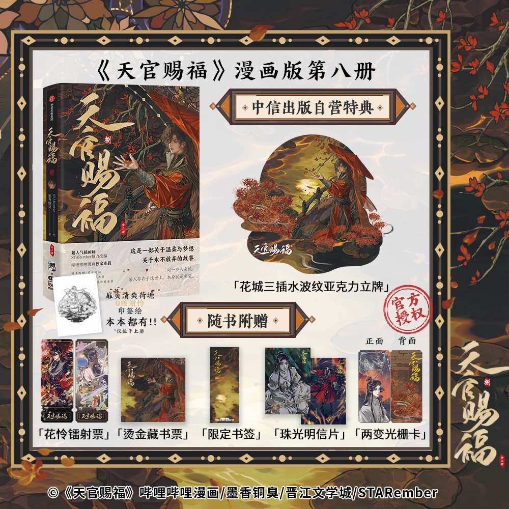 Manhua Thiên quan tứ phúc Tập 8 - VER 1 - BẢN TRUNG