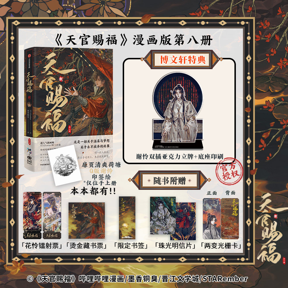 Manhua Thiên quan tứ phúc Tập 8 - VER 2 - BẢN TRUNG