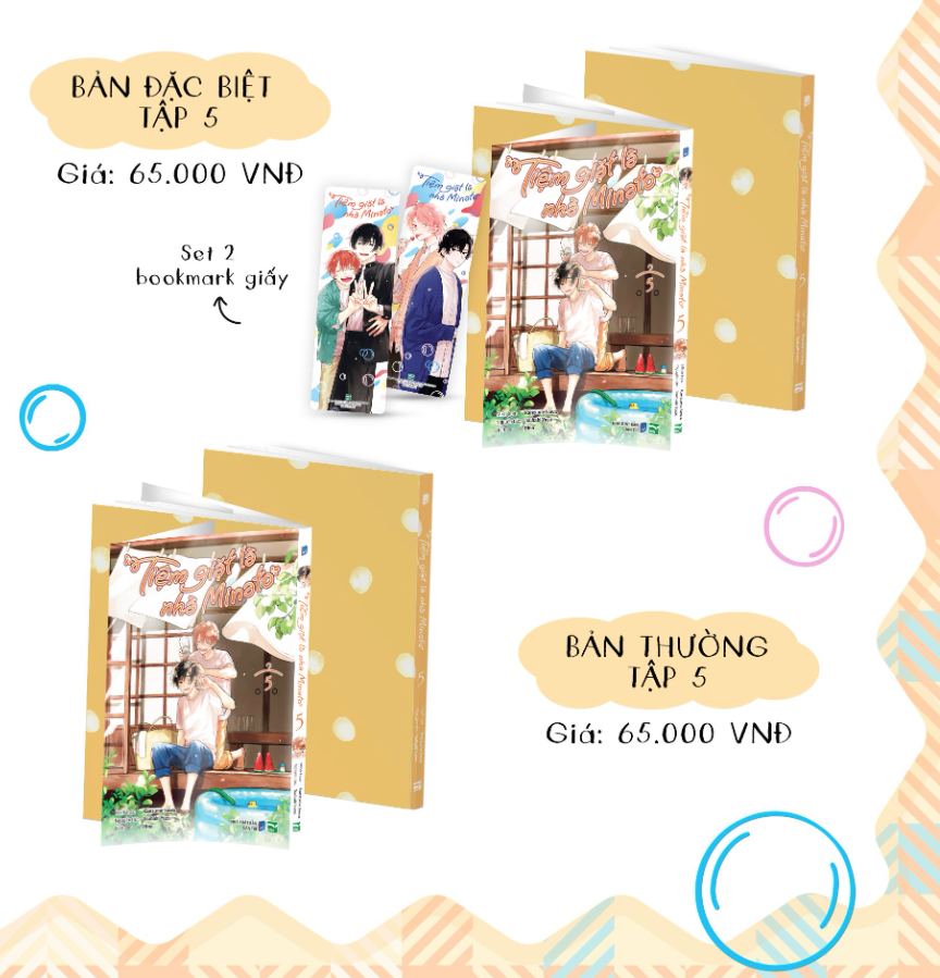 Truyện tranh GIẶT LÀ NHÀ MINATO - 5 [THƯỜNG]