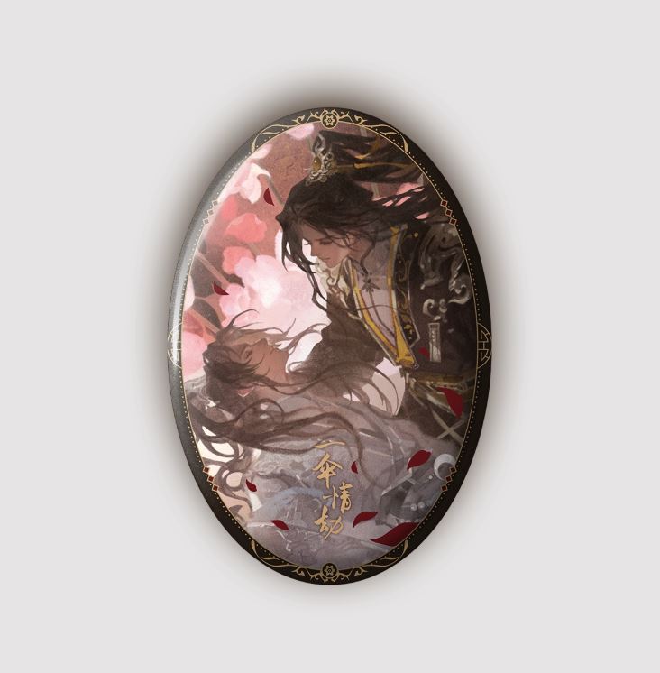 Huy hiệu Husky và sư tôn mèo trắng chính hãng Mẫu 3