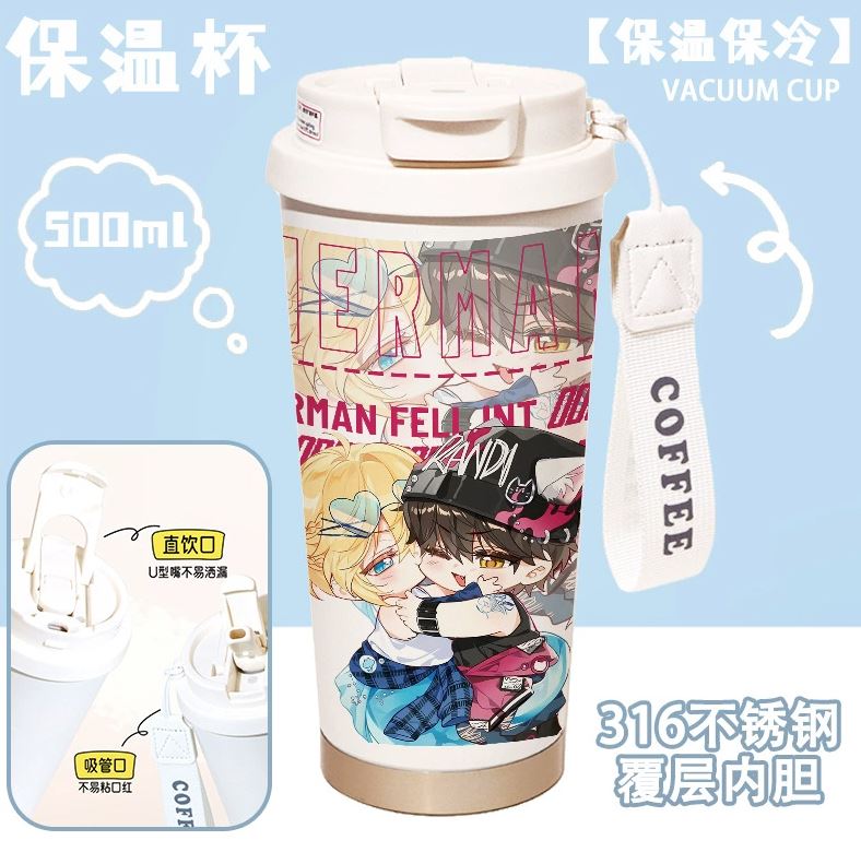 Bình giữ nhiệt Nhân ng rơi xuống Mẫu 6