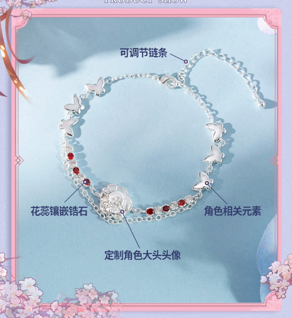Vòng tay Thiên quan tứ phúc chính hãng Mẫu 6