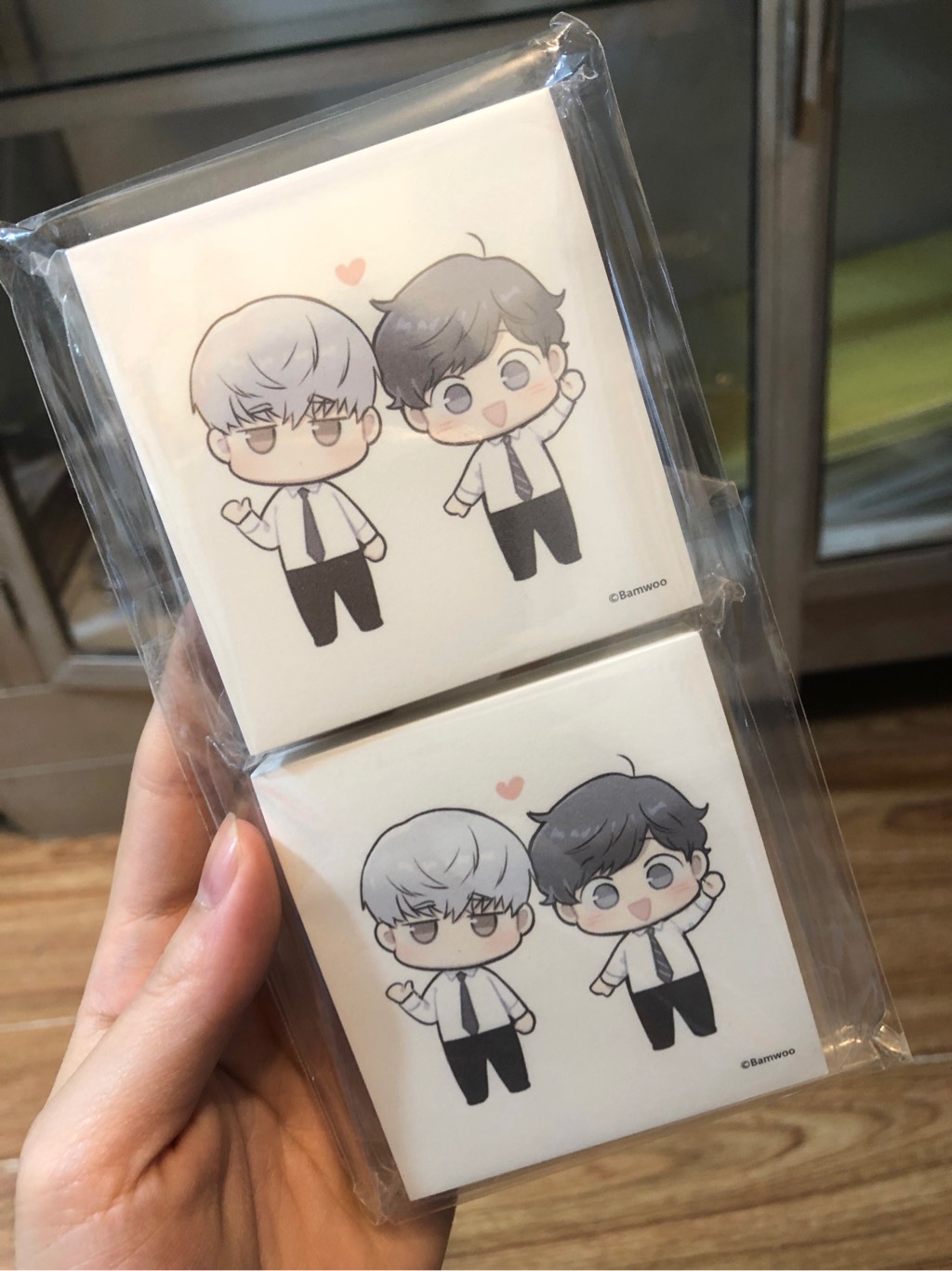 Giấy nhớ Mùa xuân hoa nở (1 set có 2 tệp - hàng off)
