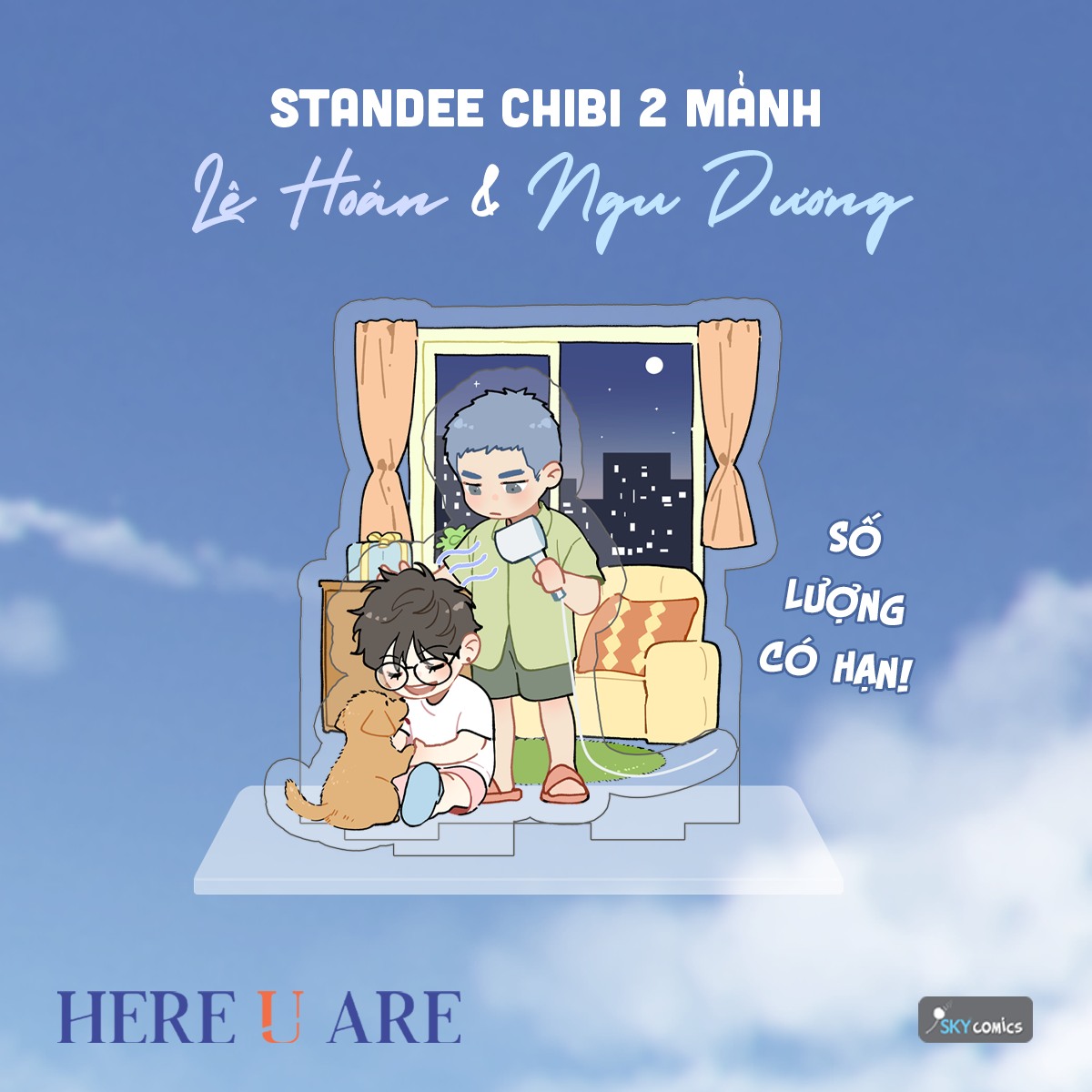 Standee Here you are - Chính hãng [HÀNG VIỆT]