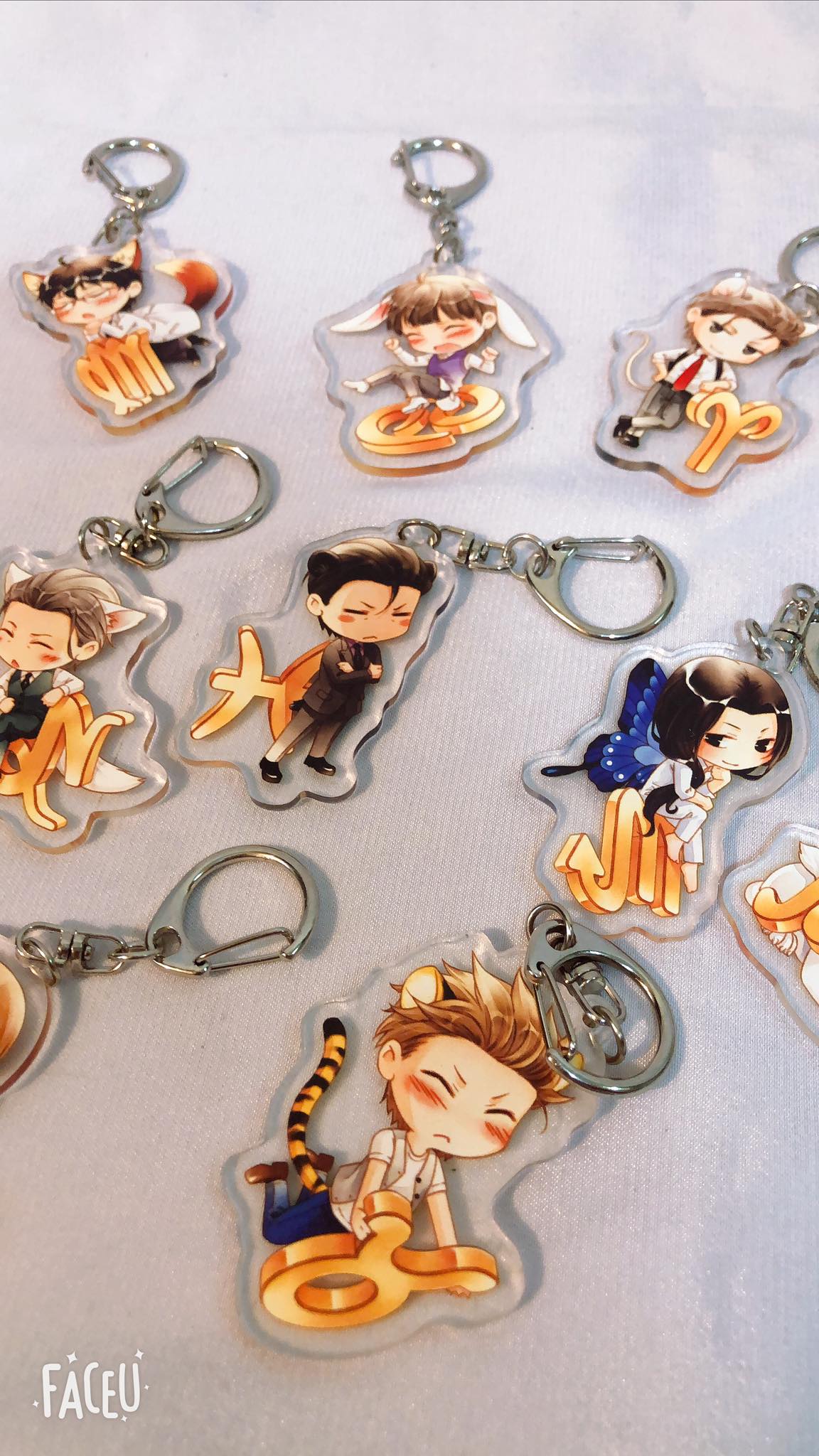 Set Móc khóa SCI mê án tập - HÀNG CHÍNH HÃNG