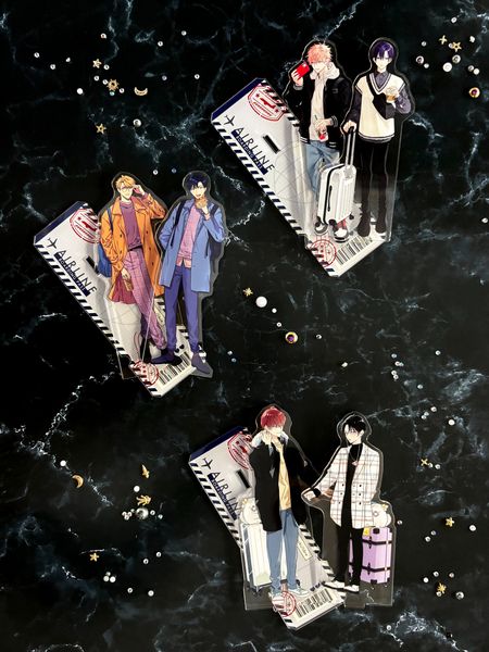 Standee Saishuu Densha no Koibitotachi chính hãng Mẫu 1 chính hãng Mẫu 1