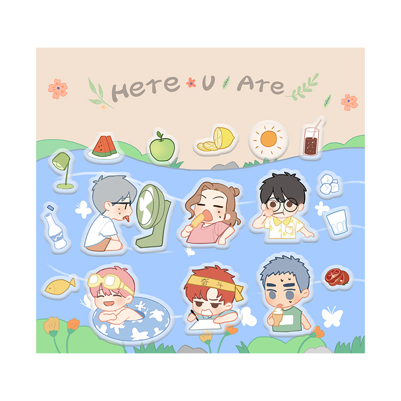 Sticker Here you are Mẫu 3 - HÀNG CHÍNH HÃNG