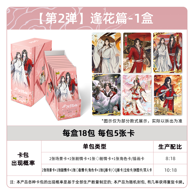 Pack card Thiên quan tứ phúc chính hãng Mẫu 4