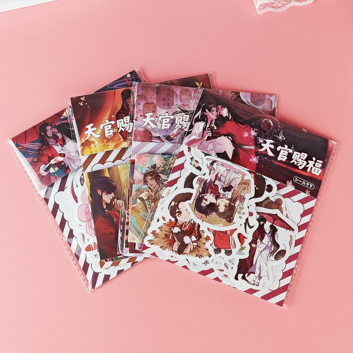 Sticker Thiên quan tứ phúc (chọn mẫu thì báo)